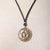 Jennifer's Unisex Leather and Luther's Rose Necklace