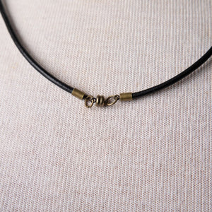 Jennifer's Unisex Mixed-Metals Luther's Seal Necklace