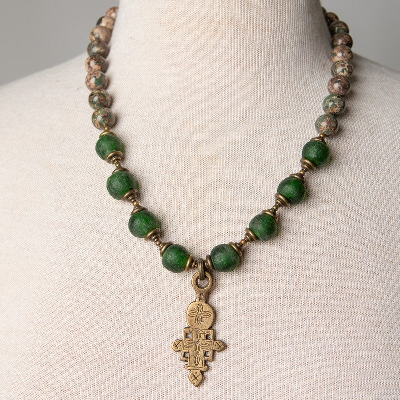 Jennifer's Ethiopian Cross Necklace