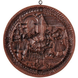 Nativity Center Scene Springerle Cookie Mold