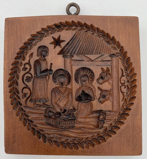 Nativity Scene Springerle Cookie Mold