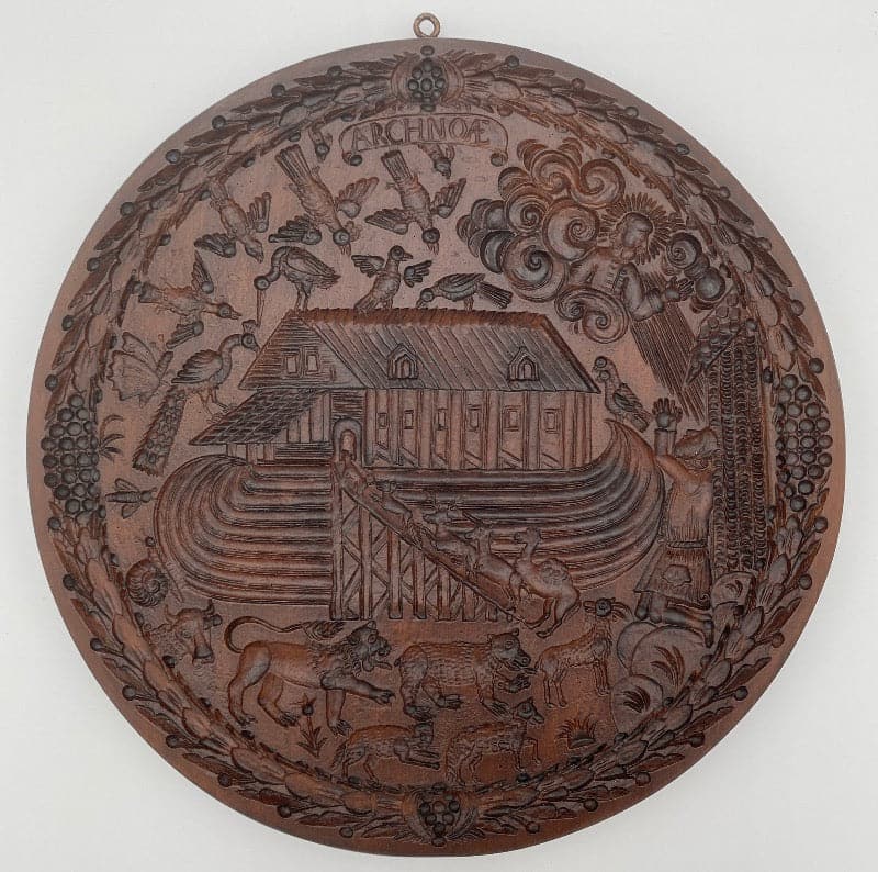Noah's Ark Springerle Cookie Mold