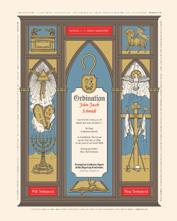 Ad Crucem Ordination Certificate - Unlimited Printing