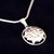 St Thomas Large Sterling Silver Luther Rose Pendant