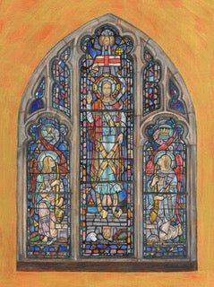 Agnus Dei - Resurrection Window - Signed Giclee Print