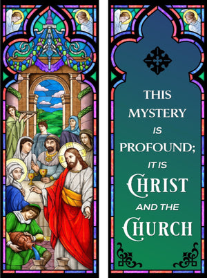 Ad Crucem Wedding Banner Set - Christ and His Church
