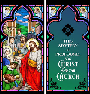 Ad Crucem Wedding Banner Set - Christ and His Church