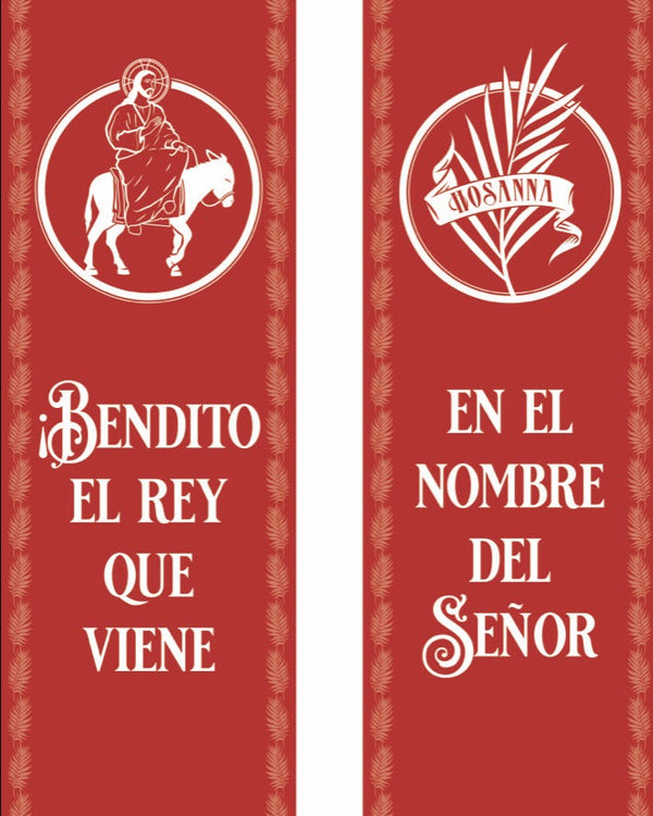 Ad Crucem Palm Sunday Banner Set Spanish