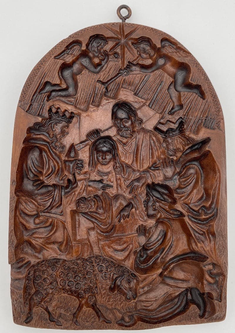 Spectacular Nativity Springerle Cookie Mold