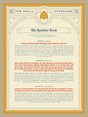 Ad Crucem - Small Catechism Posters - Six Chief Parts