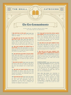 Ad Crucem - Small Catechism Posters - Six Chief Parts