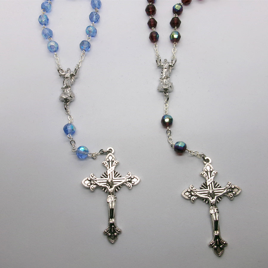 Kelly's AB Crystal Resurrection Prayer Beads