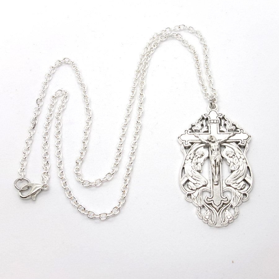 Kelly's Angelic Crucifix Necklace