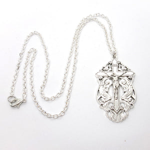 Kelly's Angelic Crucifix Necklace
