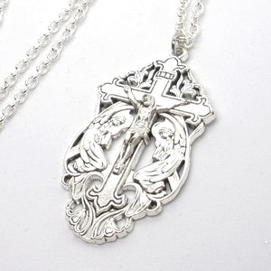 Kelly's Angelic Crucifix Necklace