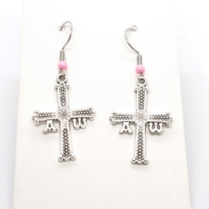 Kelly's Alpha/Omega Cross Earrings