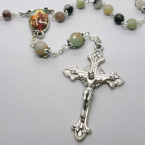 Kelly's Amazonite Good Shepherd Prayer Beads