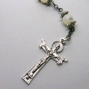 Kelly's Amazonite and Mother-of-Pearl Prayer Beads