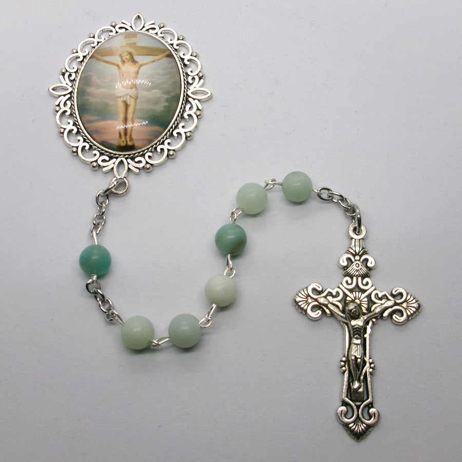Kelly's Amazonite "Passion" Chaplet