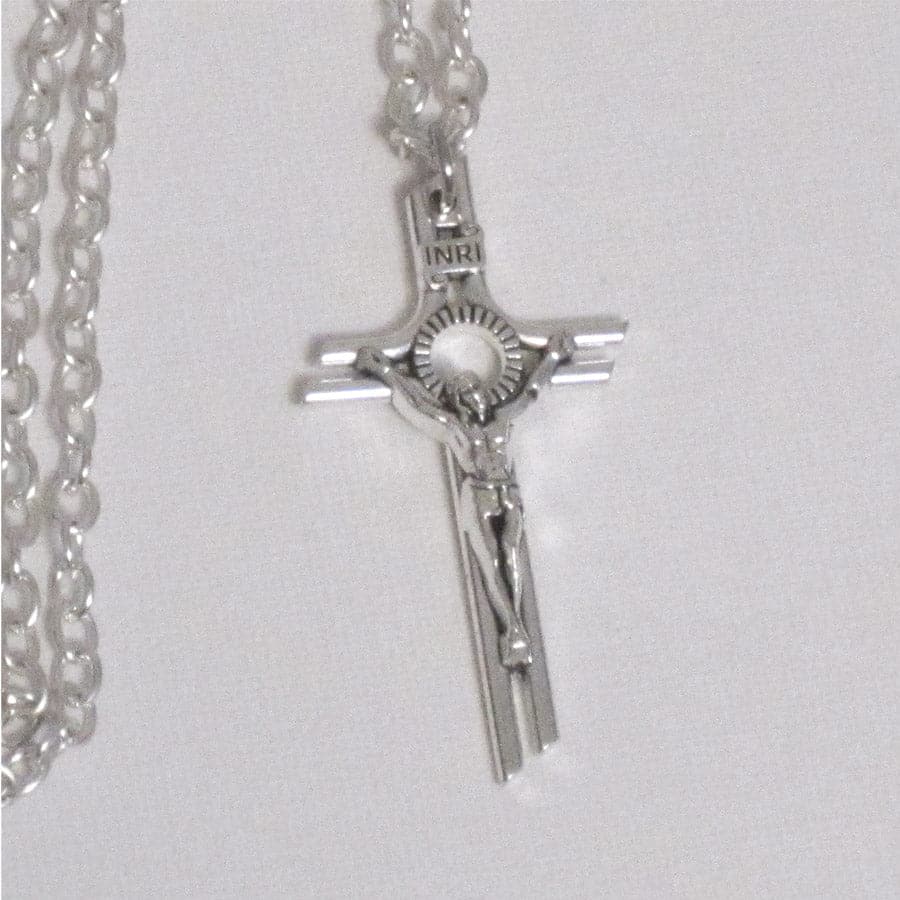 Kelly's Medium Angled Crucifix Necklace