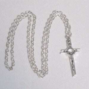 Kelly's Medium Angled Crucifix Necklace