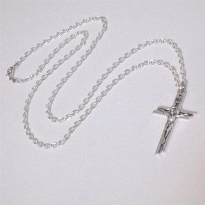 Kelly's Small Angled Crucifix Necklace