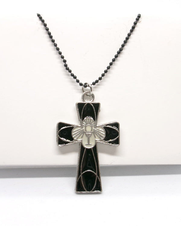 Kelly's Black Enamel Lord's Supper Cross