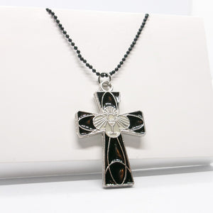 Kelly's Black Enamel Lord's Supper Cross