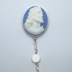 Kelly's Mother-of-Pearl Cross Cameo Chaplet