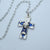 Kelly's Enamel Lord's Supper Cross Necklace