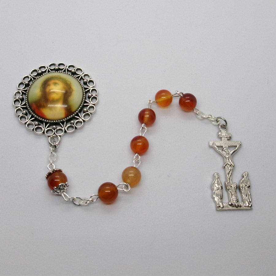 Kelly's Carnelian Ecce Homo Chaplet
