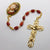 Kelly's Carnelian "Face of Christ" Chaplet