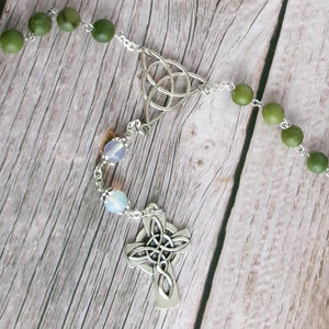 Kelly's Connemara Marble Trinity Prayer Beads