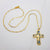 Kelly's Detailed Stained Glass Crucifix Necklace