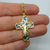 Kelly's Detailed Stained Glass Crucifix Necklace