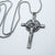 Kelly's Dimpled Heart Crucifix Necklace
