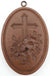 Easter Cross with Woodland Flowers Springerle Cookie Mold