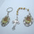 Kelly's Baptismal Chaplet and Key Ring Set