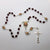 Kelly's Garnet Crystal "Face of Christ" Prayer Beads