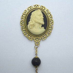 Kelly's Gold/Black Cameo Chaplet