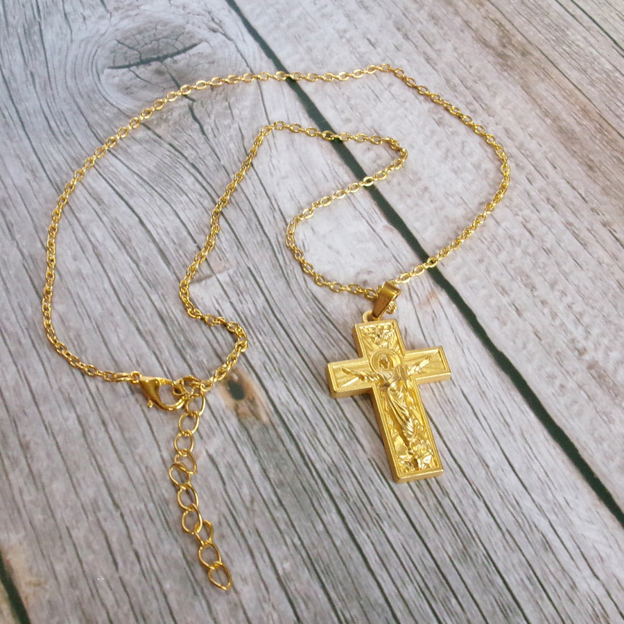 Kelly's Gold Tone Ascension Necklace