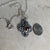 Kathy's Handcrafted Silver Cross with Red Pearl Necklace