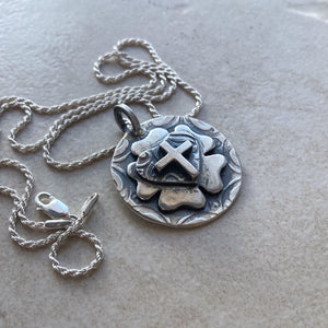 Kathy's Handcrafted Luther Rose Necklace