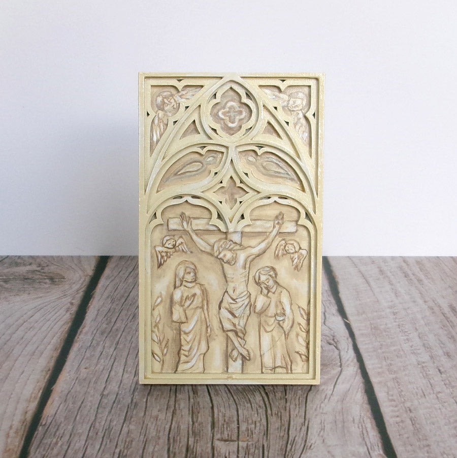 Kelly's Miniature "Ivory" Crucifixion
