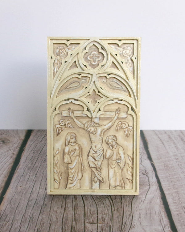 Kelly's Miniature "Ivory" Crucifixion