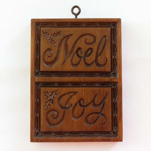 Joyful Noel Springerle Cookie Mold