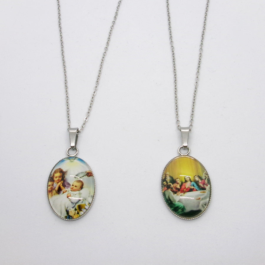 Kelly's Oval Sacramental Necklace