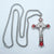 Kelly's Tapered Red Enamel St. Benedict Necklace