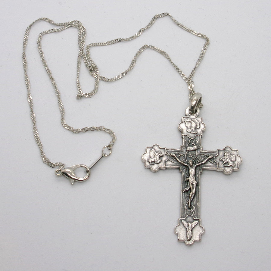 Kelly's Renaissance Four Evangelists Crucifix Necklace