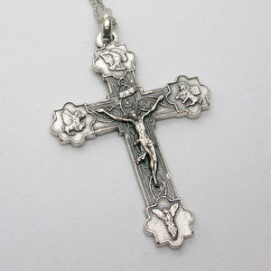 Kelly's Renaissance Four Evangelists Crucifix Necklace
